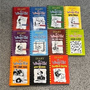 Diary of a wimpy kid books 1-11